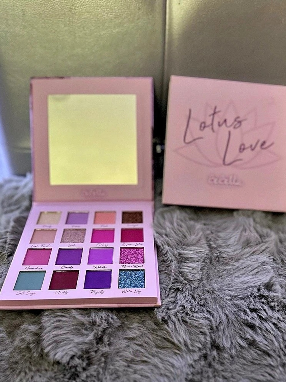 BeBella Lotus Love Eyeshadow Palette Pink Purple NWT